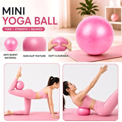 Pilates Kit for Women 22-in-1, Pilates Equipment Set with 14.5"Pilates Ring, Resistance Bands, Pilates Ball, Ankle Weights, Exercise Sliders, Grip Socks & Knee Pads For Yoga, Complete Home Workout Set
