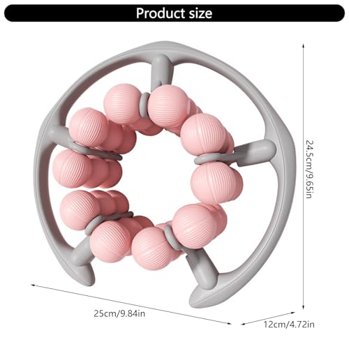 360 Degree Round Massage Roller for Leg Muscle Recovery Not Slip PP Surfaces Design Compact Home Exercise Equipment for Muscle Stiffness Relief Post Workout Leg Recovery Roller
