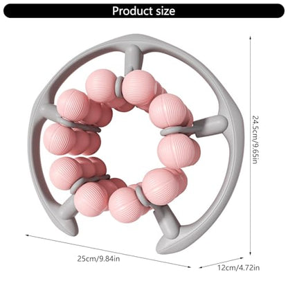 360 Degree Round Massage Roller for Leg Muscle Recovery Not Slip PP Surfaces Design Compact Home Exercise Equipment for Muscle Stiffness Relief Post Workout Leg Recovery Roller