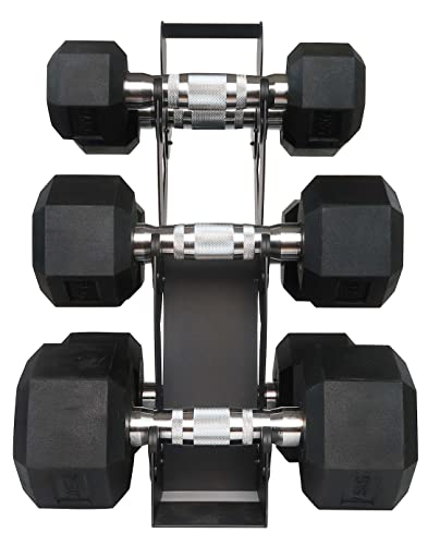 Dumbbell Storage Rack Weight Organizer Rack Only for Home Gym Weight Rack No need Assembly - size: 3 layers