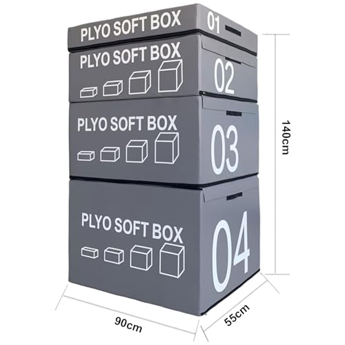 Jump Box, Soft Foam Box, Professional Physical Training Combination Box, Used for Home Gym and Outdoor Exercise. Suitable for Agility Training and Speed Training. - color: F