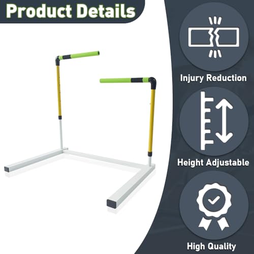 Adjustable Height Training Hurdle Newly Upgraded Injury-Reducing Track & Field Hurdles for Athletes & Adults