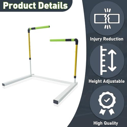 Adjustable Height Training Hurdle Newly Upgraded Injury-Reducing Track & Field Hurdles for Athletes & Adults