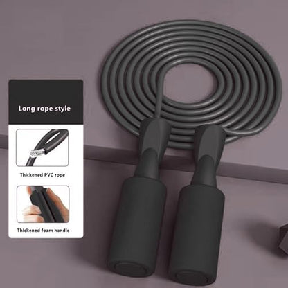 Ropeless Battle Ropes & Weighted Ropeless Skipping Rope Set, Portable Home Gym Equipment for HIIT Cardio Fitness Training, Fat Burning Strength Workout Gear
