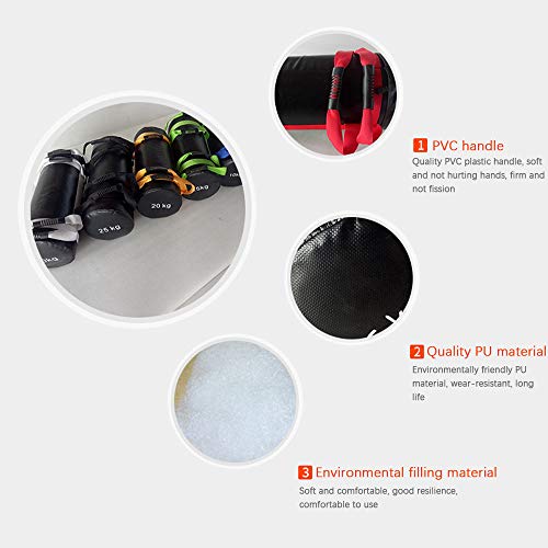 AKT Sandbag Power Bag - 5-30 kg (11-66 lb) Weight Filled Sand Bag for Exercise, Powerlifting and Functional Workout, 1 PC (NO Sand),5kg