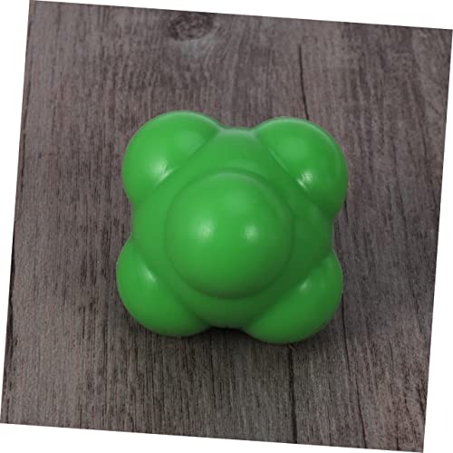 BESPORTBLE Agility Reaction Training Ball 58mm Silicone Hexagonal Ball for Speed and Coordination for Baseball Practice Suitable for Ages