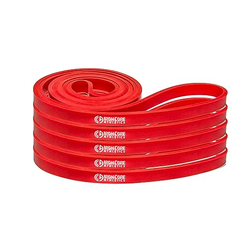 Pull Up Assistance Bands - Commercial Gym Quality 41" Loop Exercise Pull-Up Bands - 4 Different Resistance Levels to Choose from - color: 5 Pack #2 Red - 10-35 lb