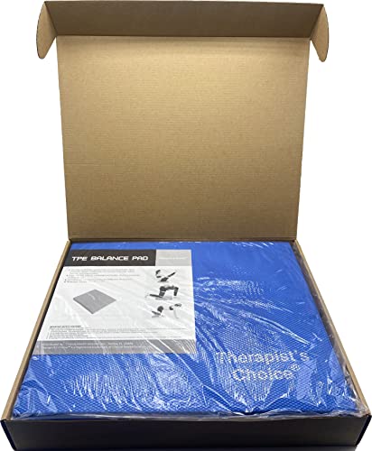 Large (15.5" x 13.5" x 2.3") Balance Pad, Made from Closed Cell Foam (Blue, Large)