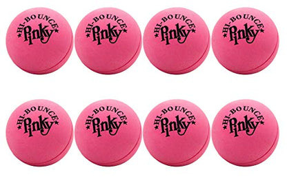 JA-RU Hi-Bounce Pinky Ball (8 Pack) Rubber-Handball Bouncy Balls 976-8A - size: Pack of 8