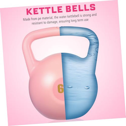 Alipis Water Filled Kettlebell PE Material Portable Weightlifting Equipment for Men Women Home Gym Workouts Strength Training and Travel Fitness