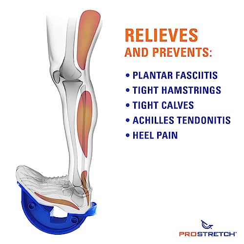 ProStretch the Original Calf Stretcher and Foot Rocker for Plantar Fasciitis, Achilles Tendonitis, and Tight Calves, Single
