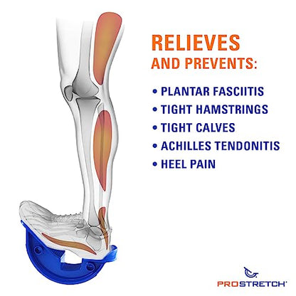 ProStretch the Original Calf Stretcher and Foot Rocker for Plantar Fasciitis, Achilles Tendonitis, and Tight Calves, Single