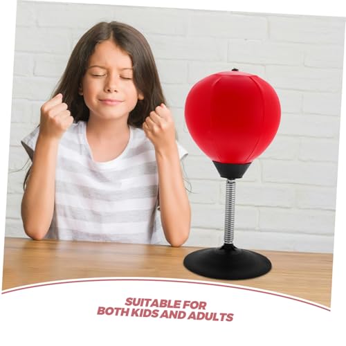 HANABASS 1set Suction Cup Punching Ball for Boys and Girls and Adults Mini Desktop Reaction Training Tool for Enhanced Agility and Hand-Eye Coordination for Office and Home Use