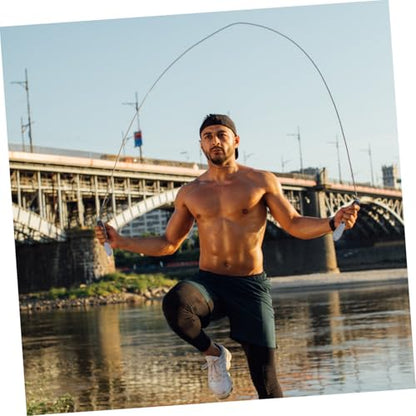 Kisangel Smart Jump Rope with Digital Counter for Fitness Training Steel Wire Skipping Rope for Adults for Calorie Burning and Endurance Building