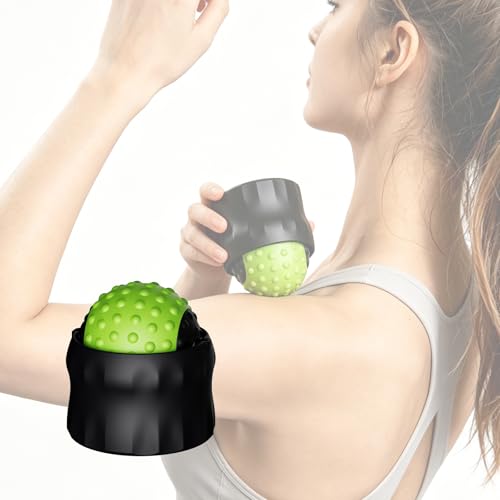 Massage Roller Ball, Ice Cold and Hot Therapy for Plantar Fasciitis Relief Foot Pain, Heel Spur, Sore Muscle, Trigger Point, Back, Arm, Neck, Shoulder, Leg, Gifts for Boyfriend Him Men Women(1Pack) - color: 1-pack