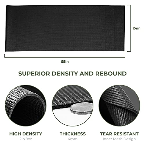 Explore 4mm Yoga Mats, 10 Pack, 68x24in