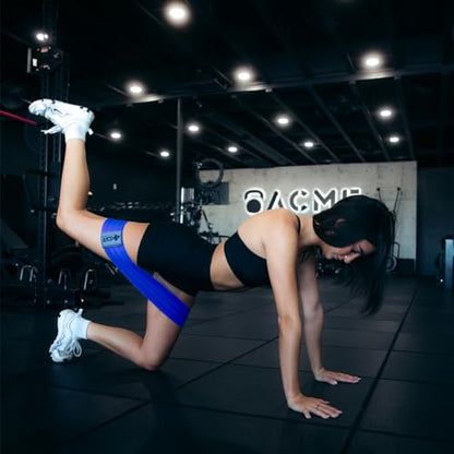Resistance Loop Band Set, Perfect for Crossfit, Yoga, Physical Therapy, and Booty Building - color: 3 Grippy Hip Band Set
