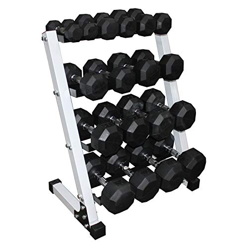Ader Sporting Goods 4 Tier 24" Dumbbell Rack-Hold 8-9 Pair Dumbbells