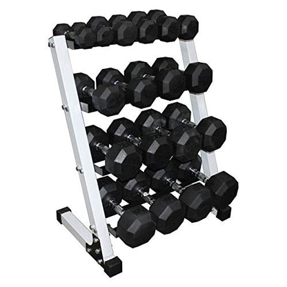 Ader Sporting Goods 4 Tier 24" Dumbbell Rack-Hold 8-9 Pair Dumbbells