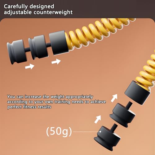 Ropeless Battle Rope,Adjustable Weight Battle Rope for Home Gym,HIIT and Low-Impact Aerobic Training for Men & Women