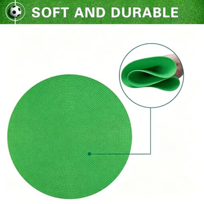 Poly Spot Markers 4inch/9 inch Non-Slip Rubber Agility Markers Flat Field Cones Floor Dots for Football, Soccer, Basketball Training Markers, School Activities, Exercise Drills, Social Distancing