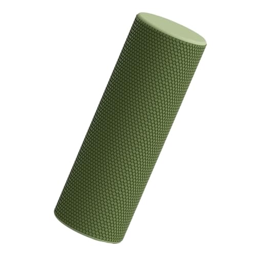 EVA Foam Roller - Beginner-Friendly Solid Textured Massage Roller for Muscle Relaxation, Back Rolling & Fascia Release - Yoga Fitness Tool(Cyan Green,Large) - color: Cyan Green, size: Large