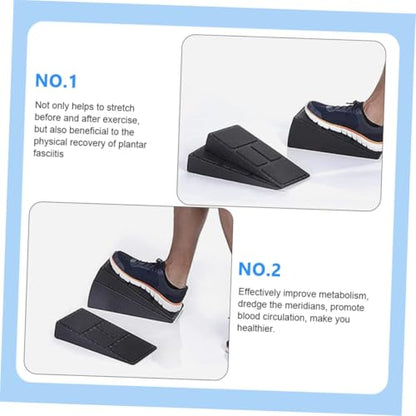 VALICLUD 3pcs Foot Mat Calf Stretcher Squat Wedge Indoor Fitness Board Sturdy Easy to Use