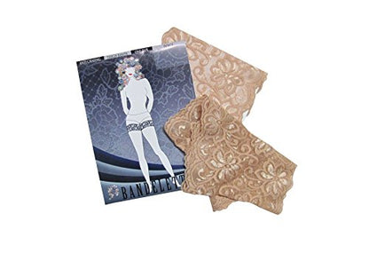 Bandelettes Original Patented Elastic Anti-Chafing Thigh Bands *Prevent Thigh Chafing* - color: Beige Dolce, size: Medium