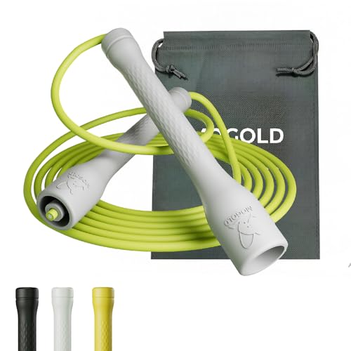 10,000-Drop Unbreakable Jump Rope, 5mm PVC Adjustable Speed Rope with Ergonomic PP Handles for Boxing, HIIT & Home Gym - color: White
