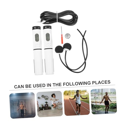 Luxshiny Smart Digital Cordless Jump Rope with Counter Indoor Skipping Rope for Fitness Exercise Design Anti-tangle Skipping for Men and Women