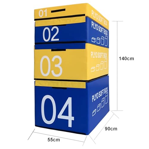 Jump Box, Soft Foam Box, Professional Physical Training Combination Box, Used for Home Gym and Outdoor Exercise. Suitable for Agility Training and Speed Training. - color: G