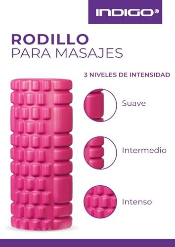 DRUNA Foam Roller for Muscle Massage, Pilates & Yoga 13"x5.5" Medium Firm PVC Foam Roller for Deep Tissue Massage, Recovery & Flexibility (Black) - color: Black