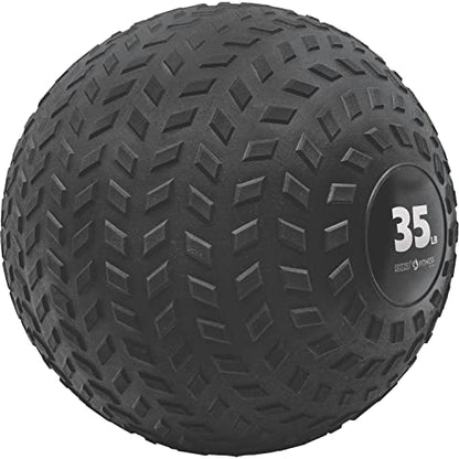 Champion Sports Rhino Fitness Slam Ball – Sand-Filled, Bounce-Resistant Ball for Strength & Conditioning, 6–50 lb - style: 35 Pound