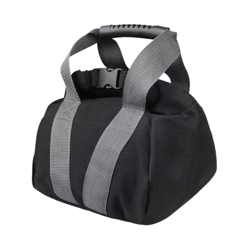 Adjustable Weight Sandbag, 0–35 Lbs Kettlebell Training Equipment, Portable Workout Bag with Handle for Fitness Strength Training Bodybuilding Yoga and Home Gym Exercise