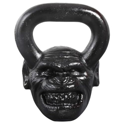 Kettlebell Weights Gym Training Monkey Head Kettle Bells, Solid Cast Iron Dumbbell, Beautiful and Practical, Office Sports Equipment(36LB)