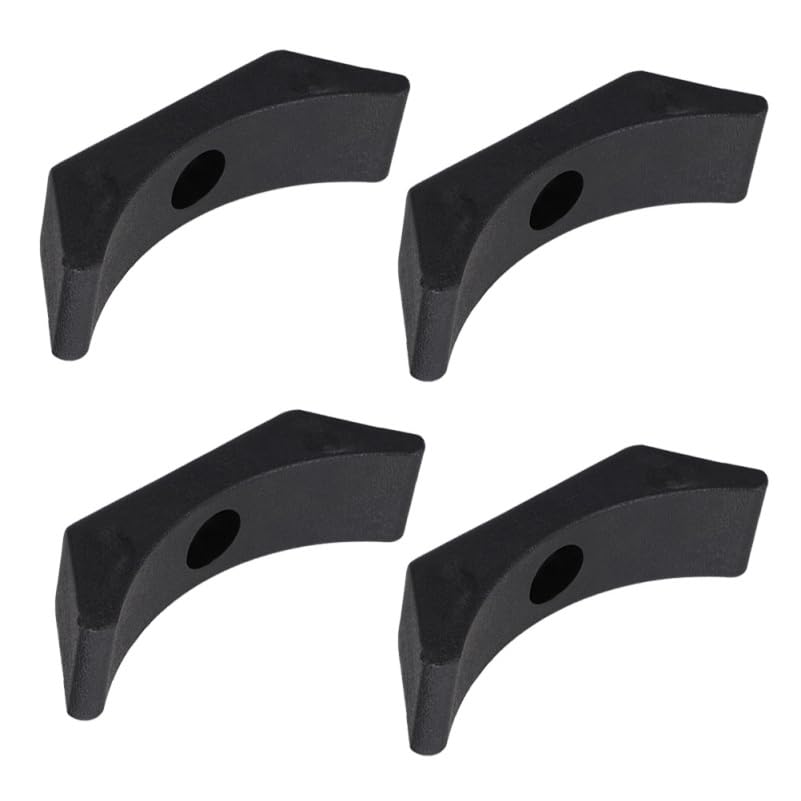 ibasenice Dumbbell Saddles 20 Pcs Plastic Cradles Replacement Dumbbell Racks Floor Protectors for Home Gym Small Weight Rack
