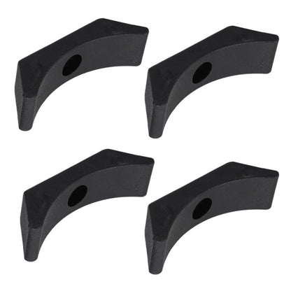 ibasenice Dumbbell Saddles 20 Pcs Plastic Cradles Replacement Dumbbell Racks Floor Protectors for Home Gym Small Weight Rack