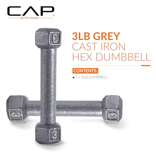 CAP Barbell Cast Iron Hex Dumbbell | Multiple Options