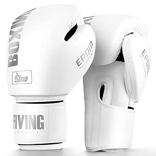 Boxing Gloves for Men Women Adults - color: White, size: 16oz