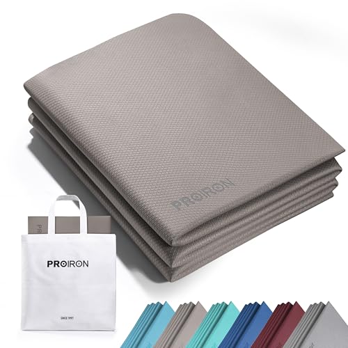 PROIRON Foldable Yoga Mat 0.24"/0.16" for Home Workout & Travel, Non Slip Travel Yoga Mats with Carry Bag, Packable Yoga Mat for Home Gym, Pilates, Fitness,Stretching