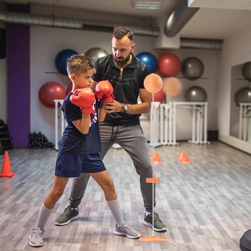Boxing Reflex Ball Punching Bag Stand Reflex Trainer Hand-Eye Coordination - size: 110cm