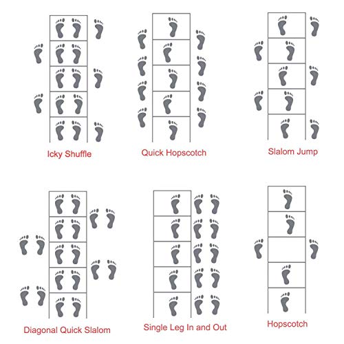Agility Ladder Speed Training Equipment/Speed Ladders for Football, Soccer & Other Sports - 20 Feet Length 12 Adjustable Rungs