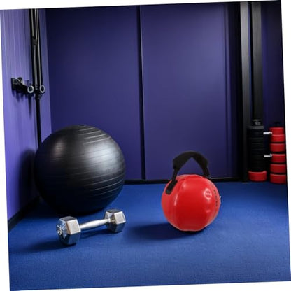 TOYANDONA Water Weight Bag Workout Sandbag with Handle 30x30cm Red – Portable Fitness Training Sandbag for Strength and Core Exercise at Home