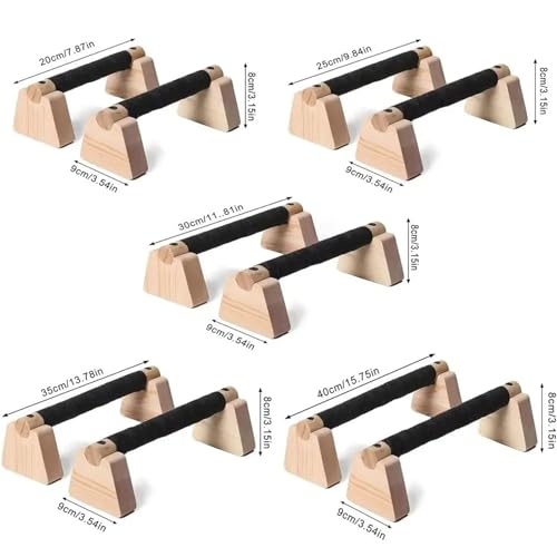 Push Up Bar Push Up Bar 1 Pair Wooden Solid Wood Bracket Durable Push-up Stand Non-slip Parallettes Bars Bodybuilding Fitness