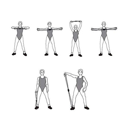 Yoga Fitness Resistance Bands Figure-of-Eight Chest Expander Elastic Muscle Training,Gym Equipment Fitness Rubber Bands Sports Elastic Bodybuilding Training