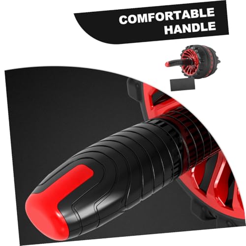 Automatic Rebound Abdominal Exercise Roller with Knee Pad Anti-Skid Steel and Rubber Ab Wheel for Home Fitness Suitable for Fitness Levels