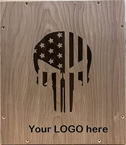 3 in 1 Plyometric Box: 12"x16"x20" Flatpack - Custom Logo Laser Engraved