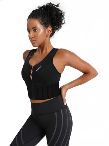 Women's Weighted Vest – a sports bra that fuses fashion with added resistance, designed to increase exercise intensity and boost workout results. Ideal for running and walking. - size: M