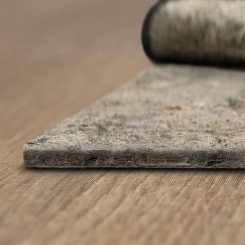 Mohawk Home Non Slip Rug Pad 2' 2" x 10'- 1/4" Thick Felt + Latex Rubber Gripper - Dual Surface Cushion for Hardwood, Carpet, Tile Floors, Made in USA - size: 2'2" x 10' (Rectangular), style: 1/4 Inch Dual Surface Rug Pad