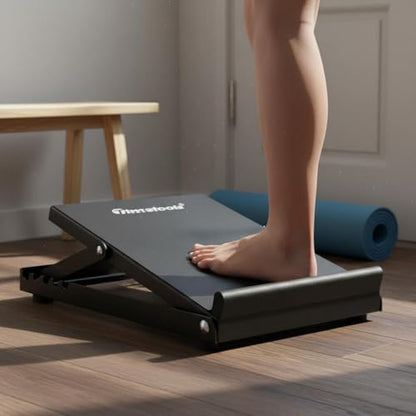 Ankle Mobility Board Multi-Functional Adjustable Slant Board Non-Slip Surface Incline Foot Stretcher for Home Gym - color: Blue, style: Upgraded Wider Soft Pad With Enlarged Suction Cups